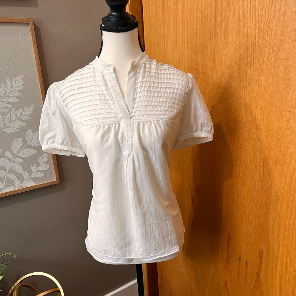 Anne Klein White Blouse